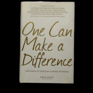 One Can Make a Difference by Ingrid E Newkirk | Self-help | Hardcover Book